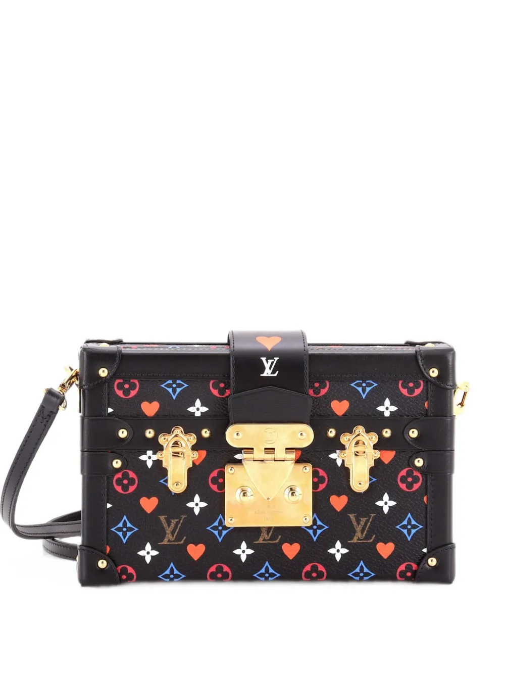 Louis Vuitton Pre-Owned Petite Malle Handbag Limited Edition Game On Multicolor Monogram clutch bag - Nero