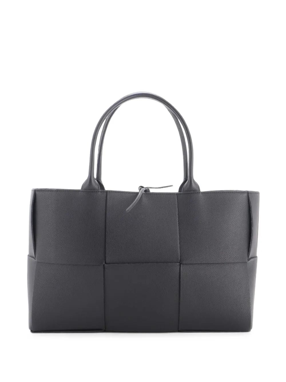 Bottega Veneta Pre-Owned Arco Maxi Intrecciato Leather Medium tote bag - Nero