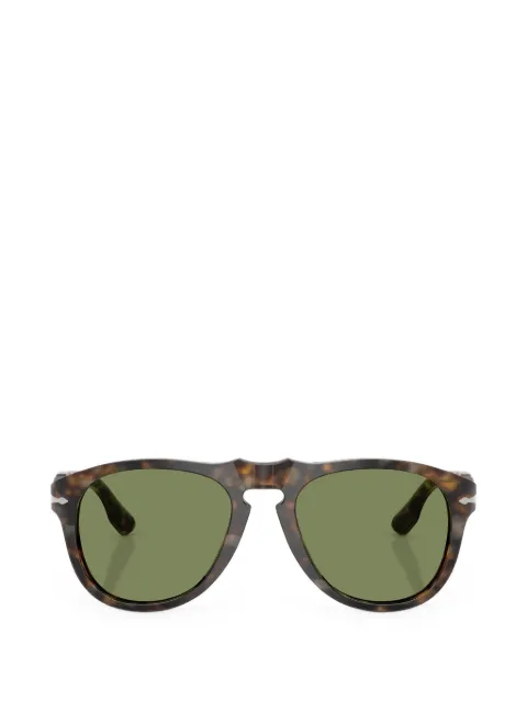 Persol tortoiseshell-effect pilot-frame sunglasses