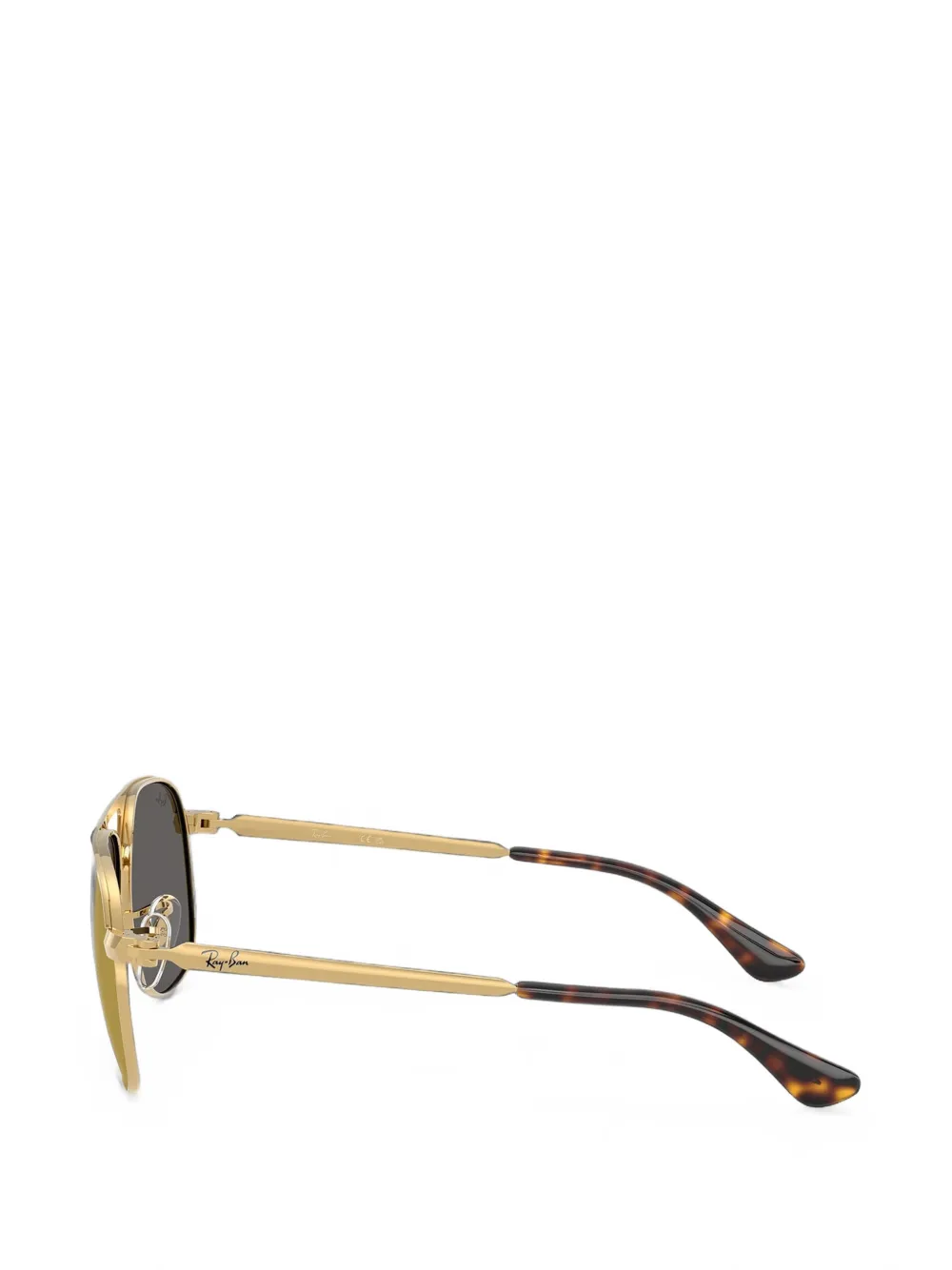 Ray-Ban Bill Max zonnebril met piloten montuur Goud