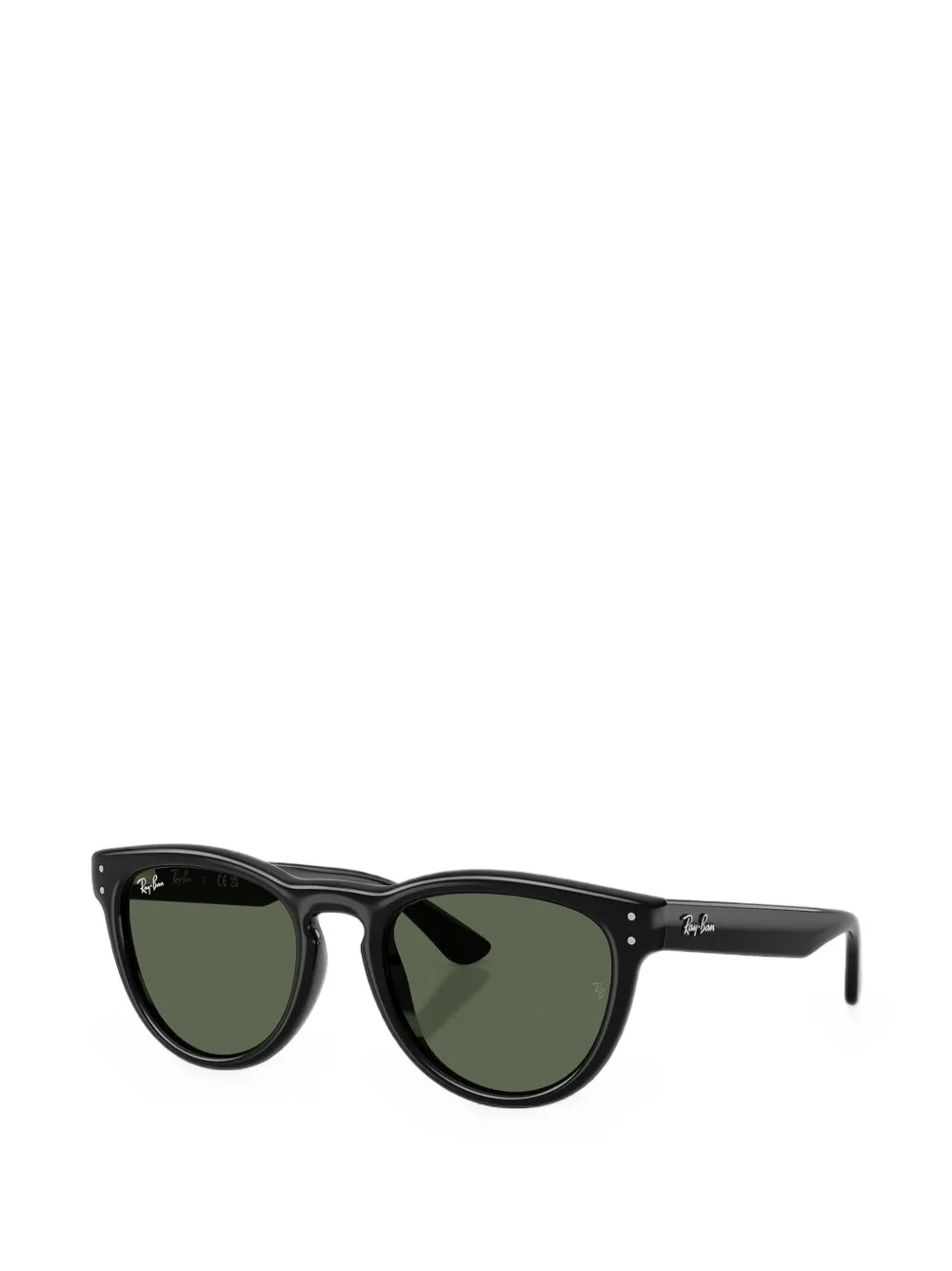 Ray-Ban RB2237 round-frame sunglasses Zwart