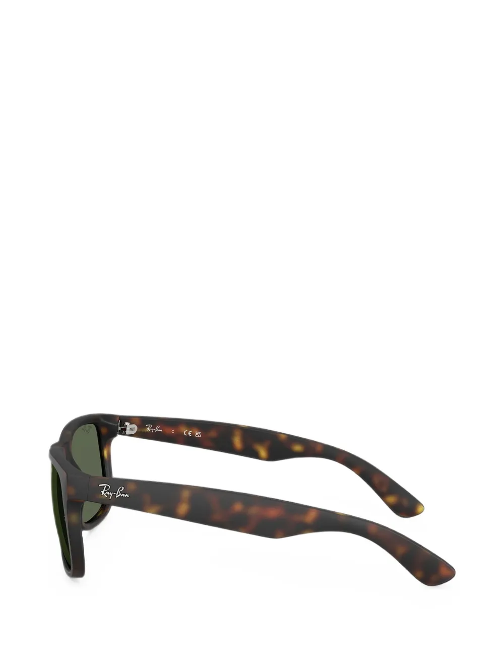 Ray-Ban Justin zonnebril met rechthoekig montuur Bruin