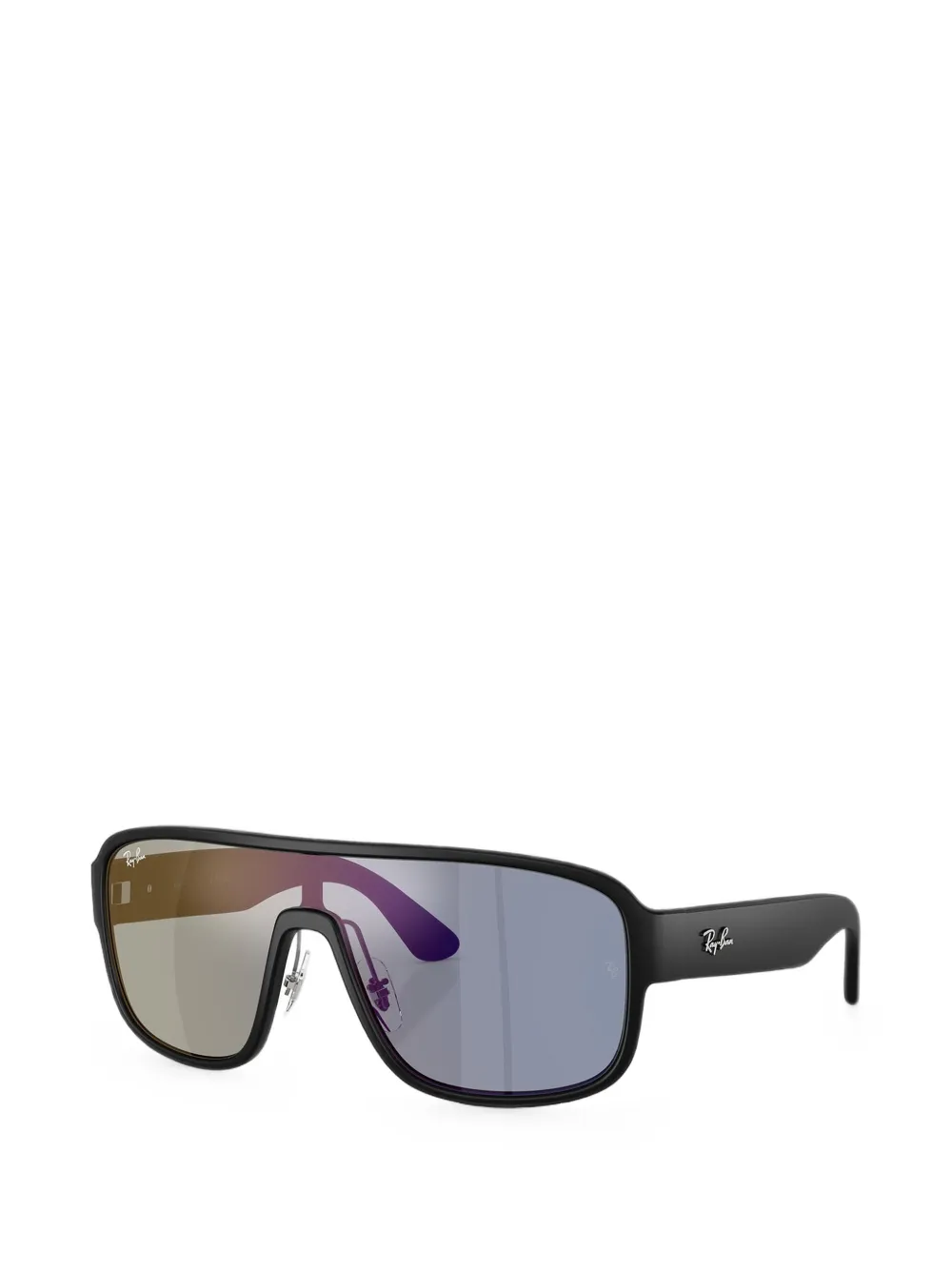 Ray-Ban geometric-frame sunglasses Zwart