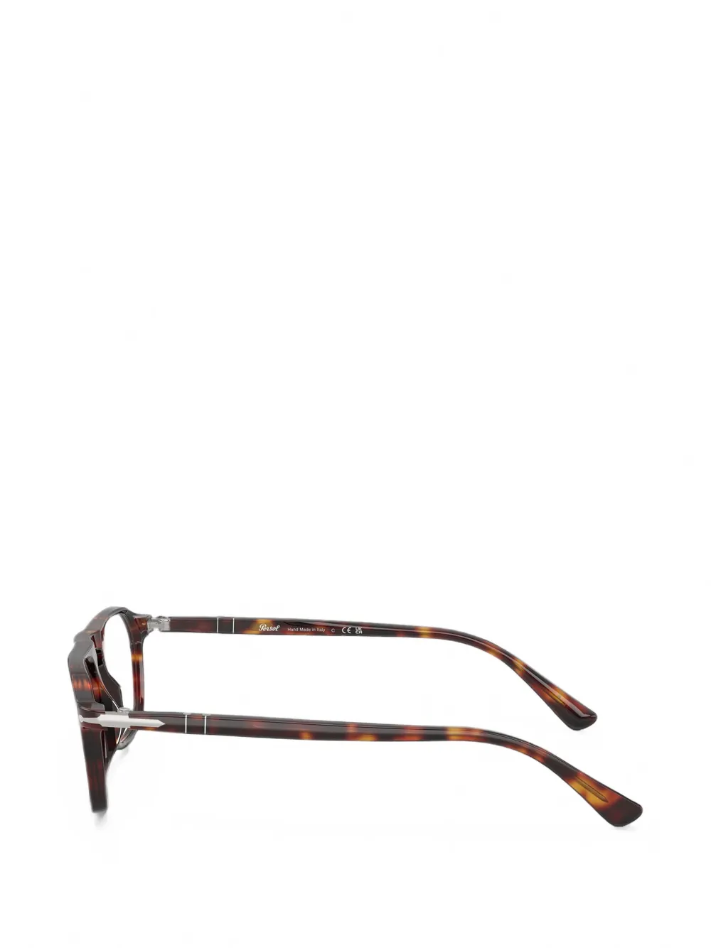 Persol Bril met vierkant montuur Bruin