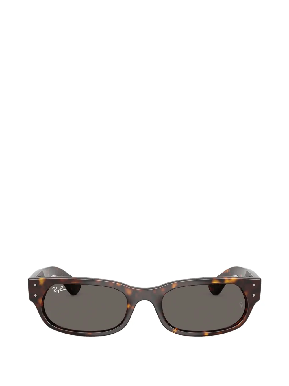 Ray-Ban RB2236 tortoiseshell-effect rectangle-frame sunglasses - Marrone