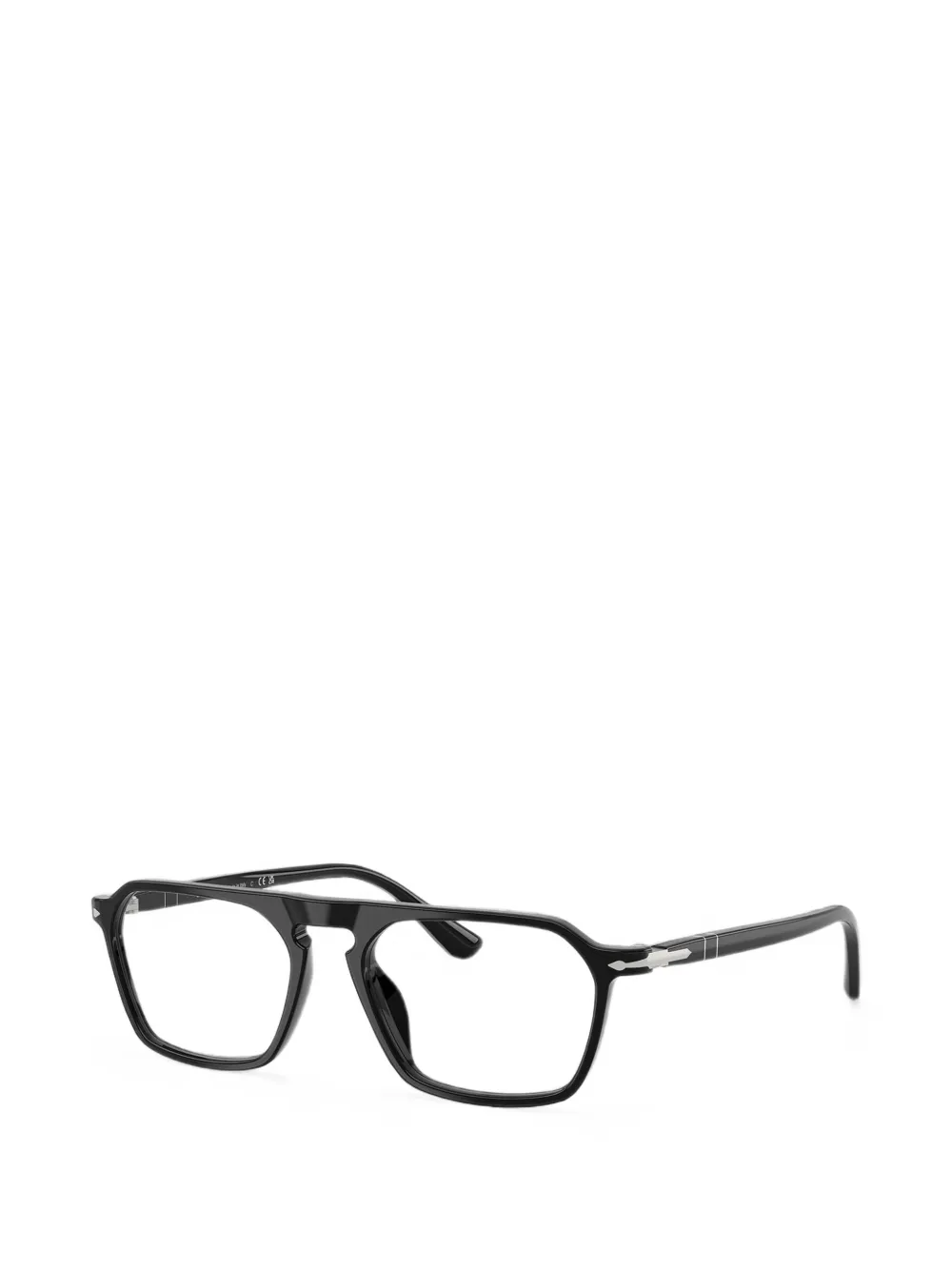 Persol Bril met geometrisch montuur Zwart