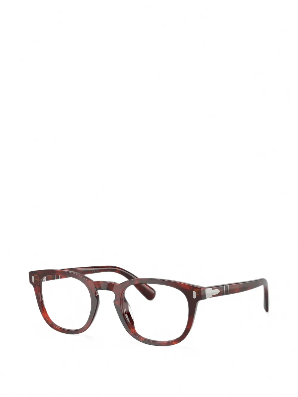 Persol Gianni bril met rond montuur Rood