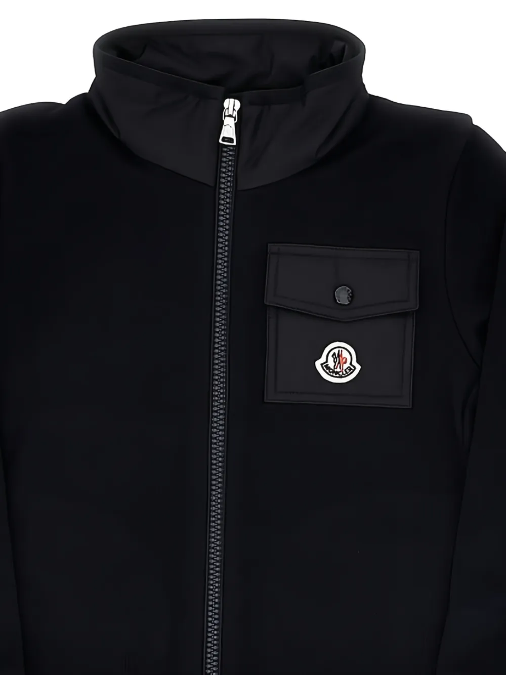 Moncler Enfant Jack met logopatch Blauw
