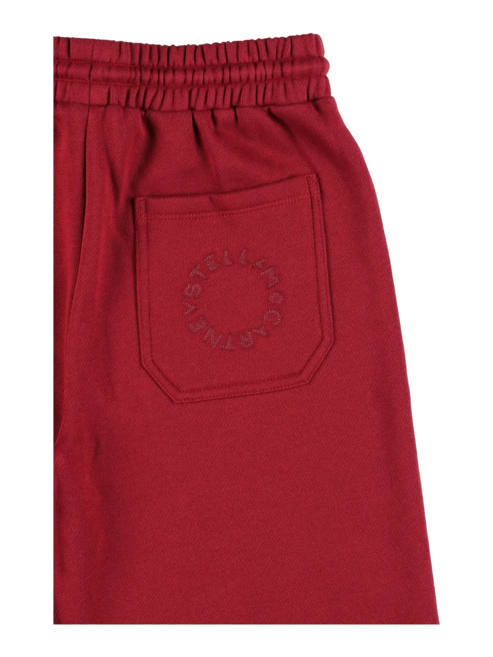 Stella McCartney Kids drawstring track pants Rood