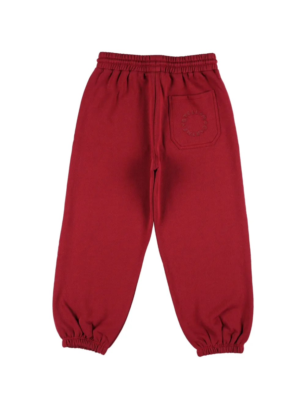 Stella McCartney Kids drawstring track pants Rood