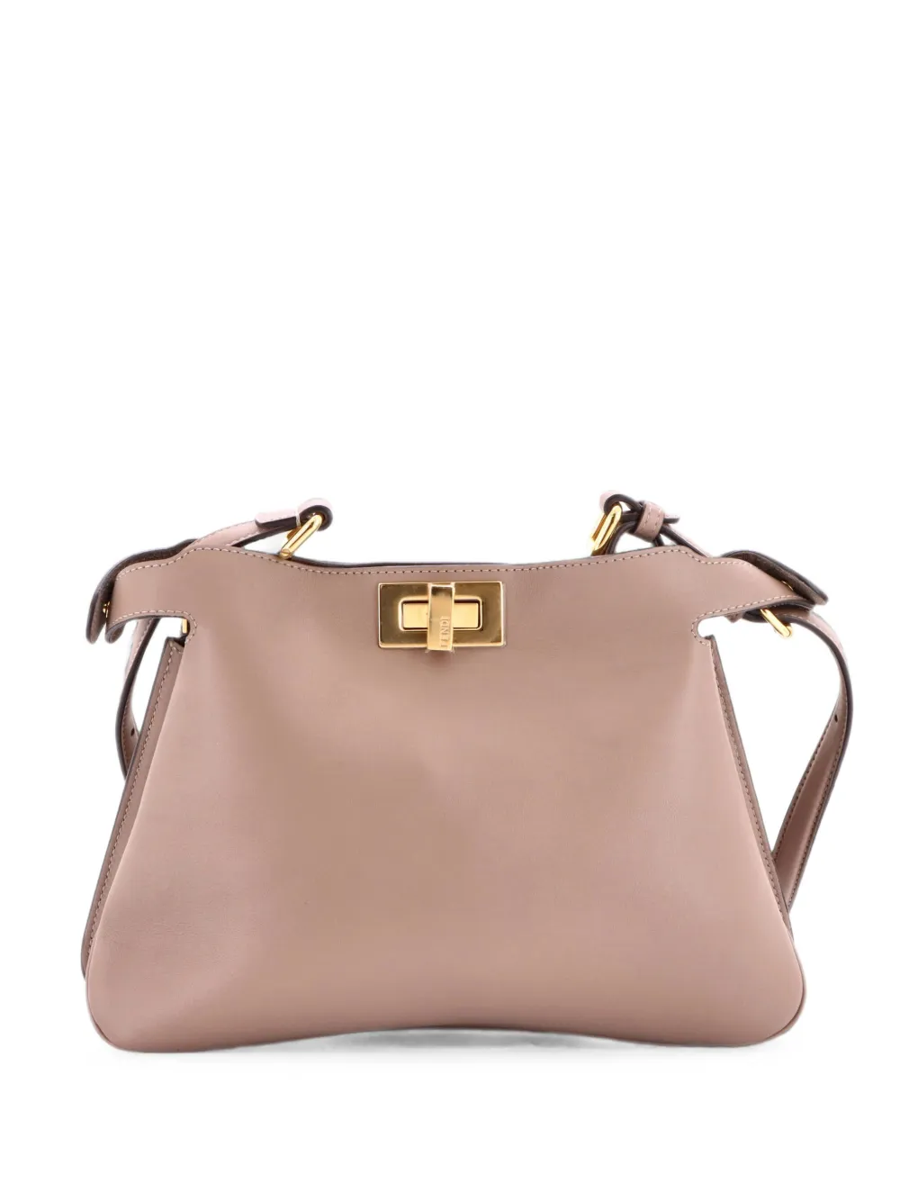 Fendi Pre-Owned Soft Peekaboo ISeeU Bag Leather Medium shoulder bag - Marrone