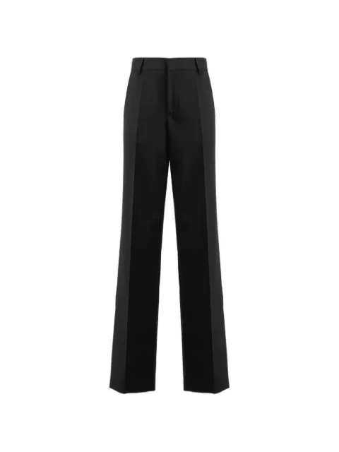 Gaëlle Paris pressed-crease tailored trousers