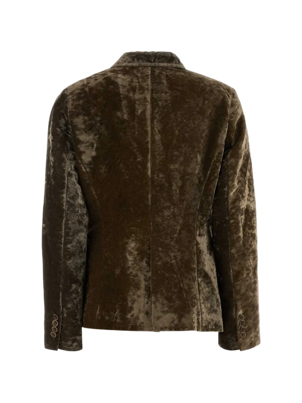 Uma Wang Kali velvet blazer Groen