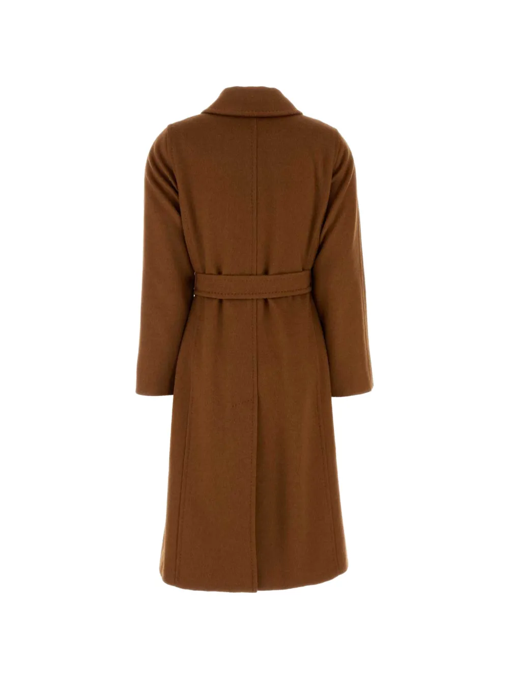 Max Mara Manuela jas met ceintuur en kamelenhaar Bruin