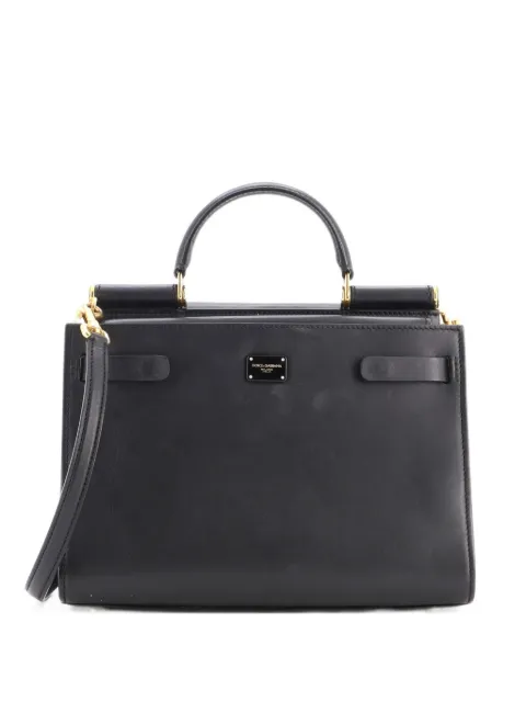 Dolce & Gabbana Pre-Owned Sicily 62 Bag Leather Medium satchel