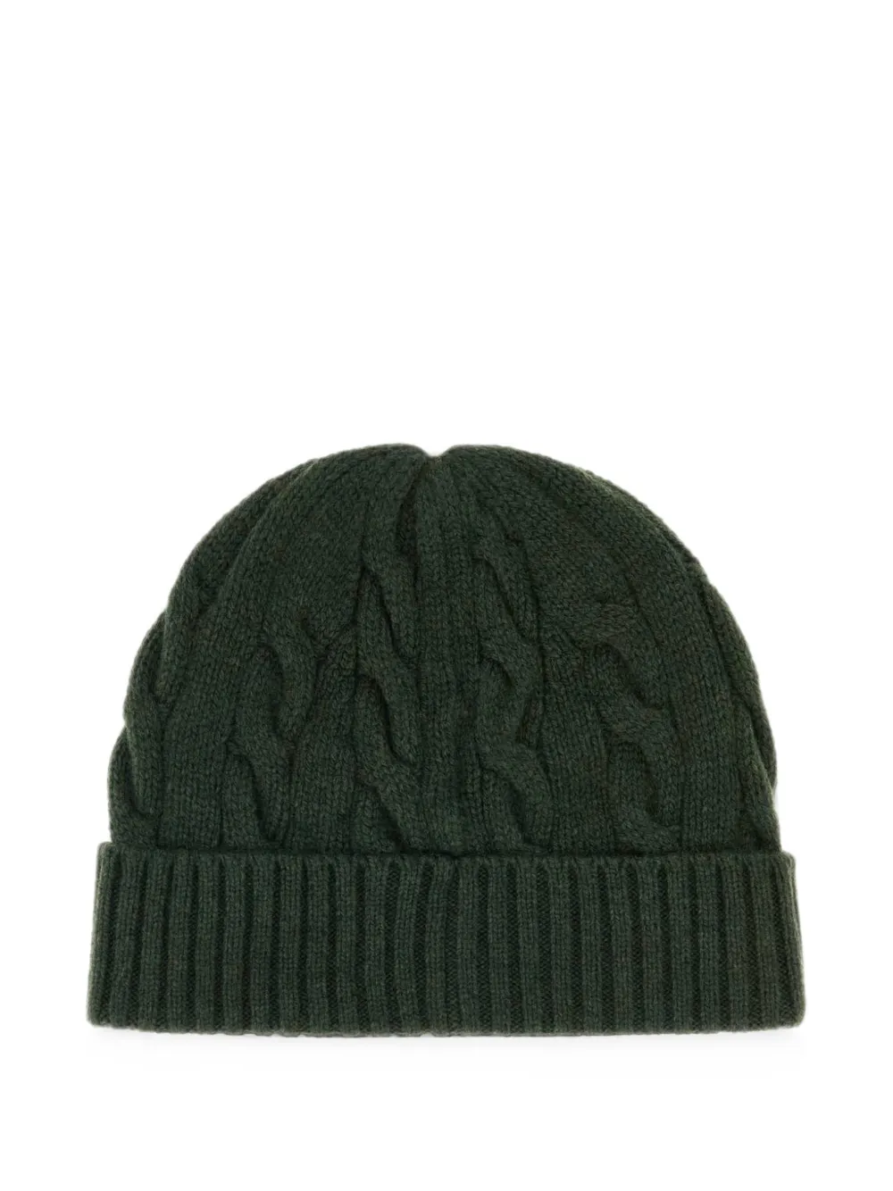 Polo Ralph Lauren cable-knit beanie hat Groen