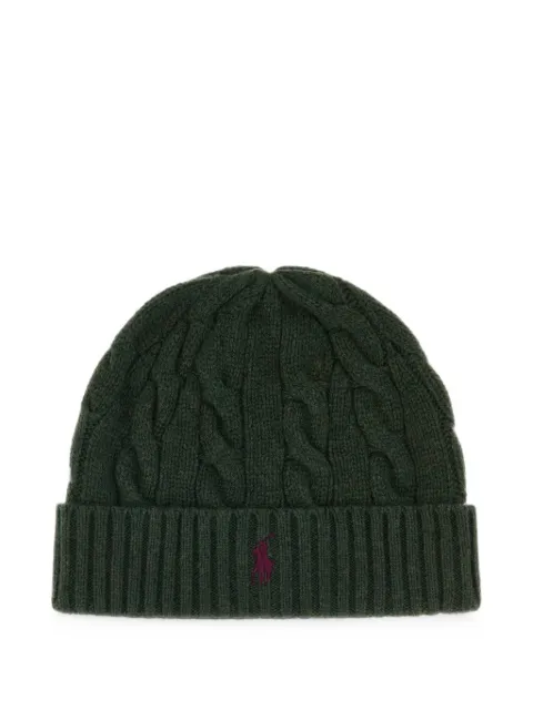 Polo Ralph Lauren cable-knit beanie hat