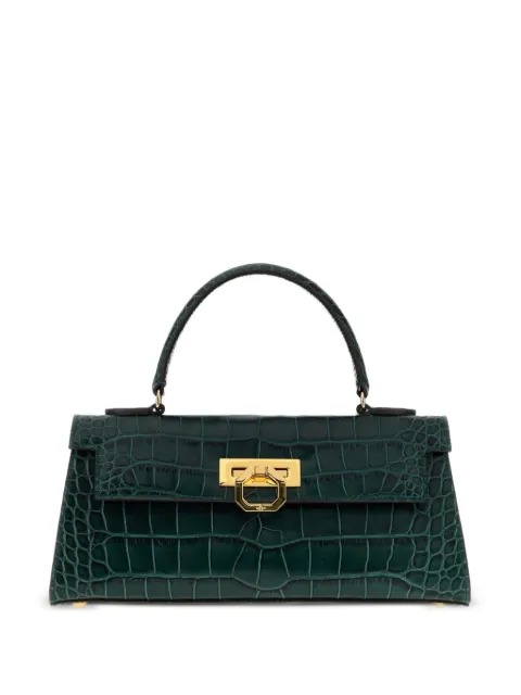 CARBOTTI Masami croc-effect leather tote bag