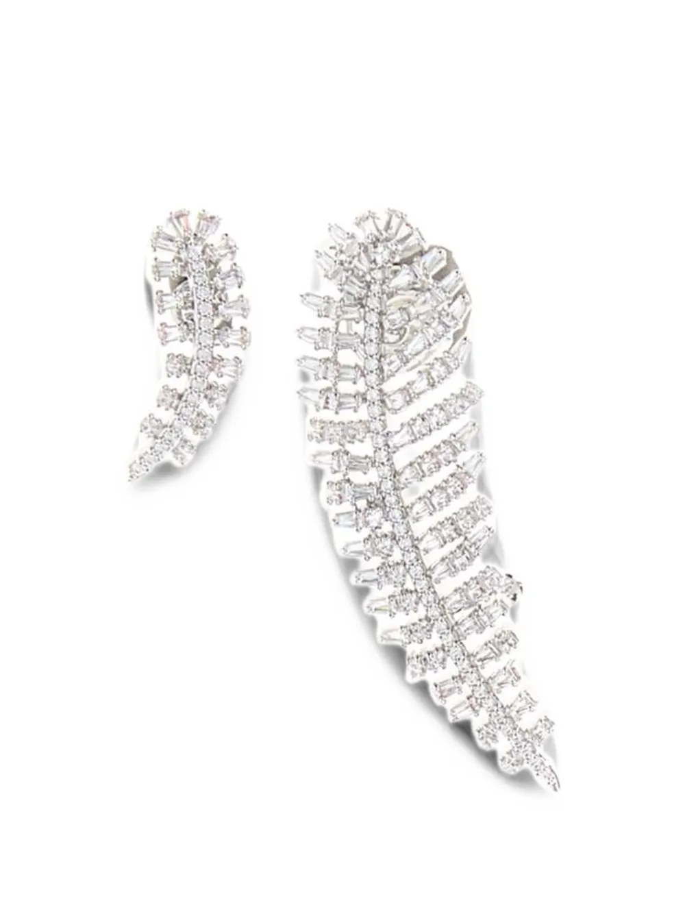 Swarovski Vienna crystal-embellished earrings - Argento