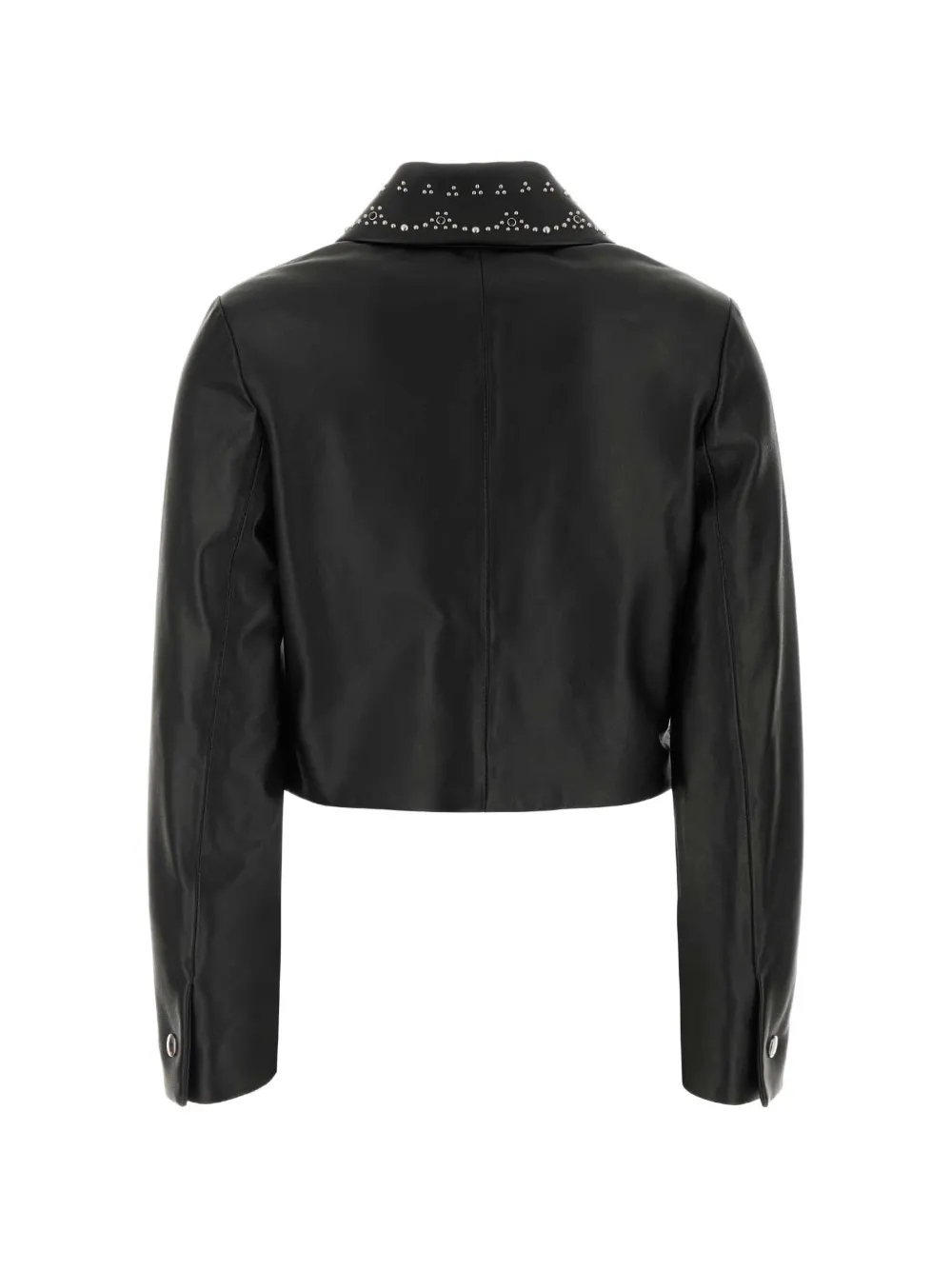 Marni Leren jack Zwart