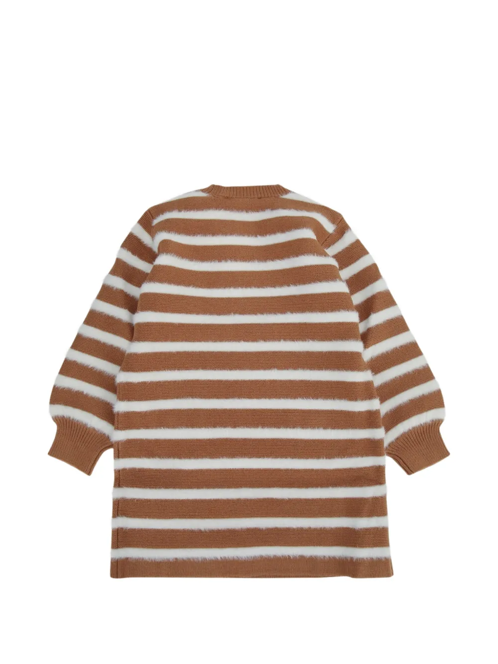 TWINSET Kids striped knit dress Bruin