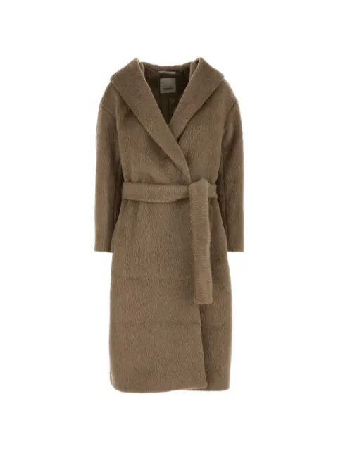 'S Max Mara Eliana belted hooded coat