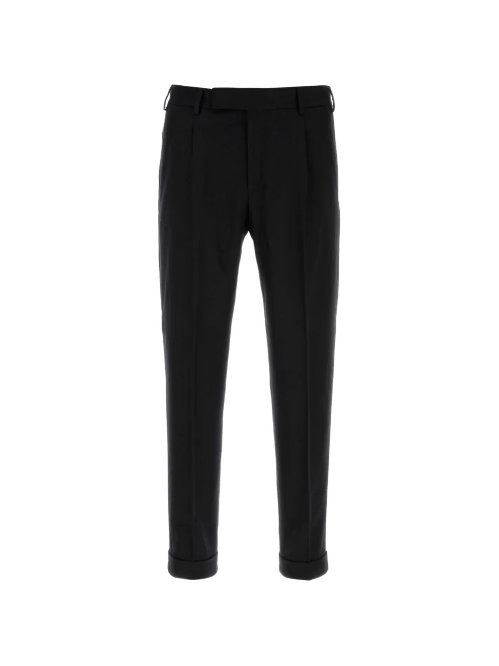PT Torino pleated turn-up trousers - Nero