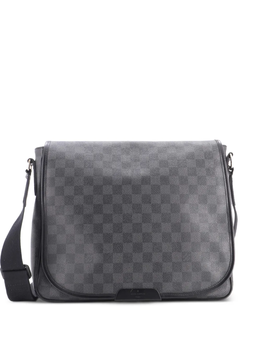 Louis Vuitton Pre-Owned Mick Kuriertasche mit Damier Graphite PM-Muster - Schwarz