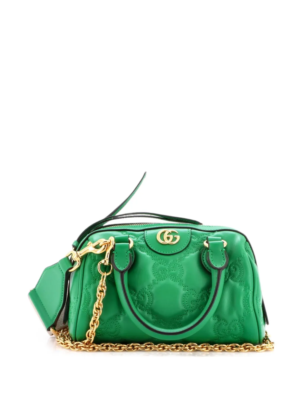 Gucci Pre-Owned Wandelbare Ophidia Boston Mini-Umhängetasche mit GG - Grün