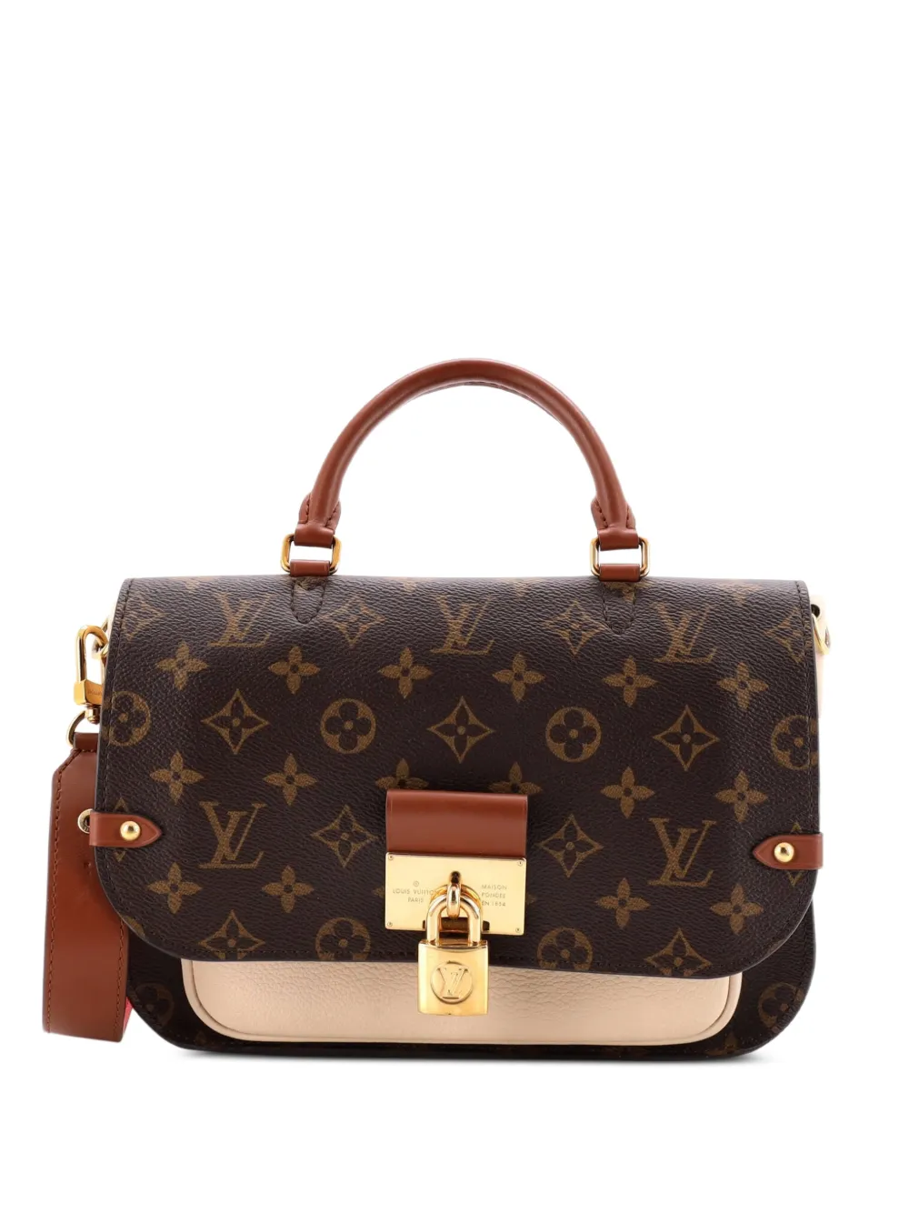 Louis Vuitton Pre-Owned Vaugirard Handbag Monogram Canvas with Leather satchel - Neutrals
