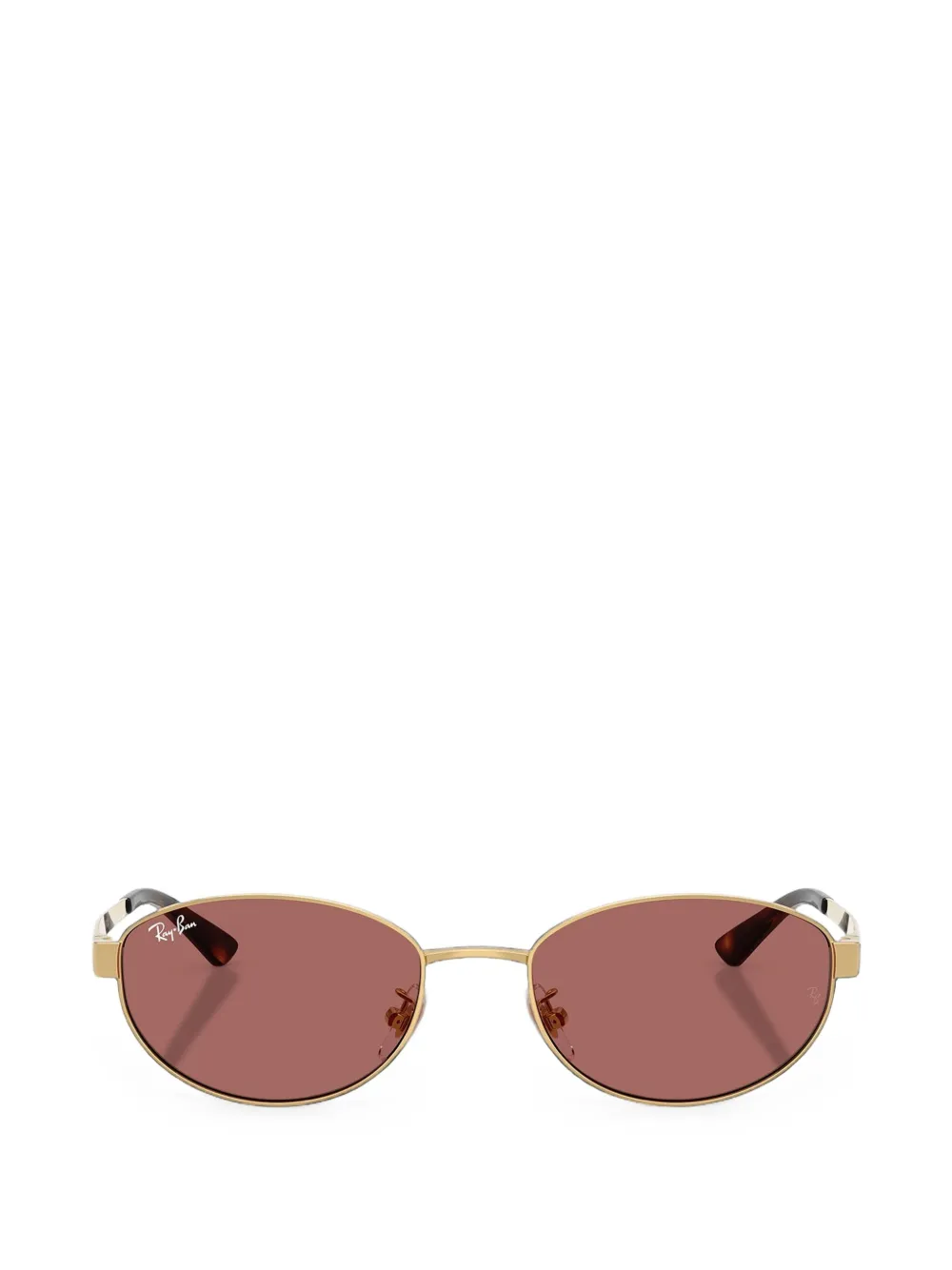 Ray-Ban Arista Sonnenbrille mit ovalem Gestell - Gold