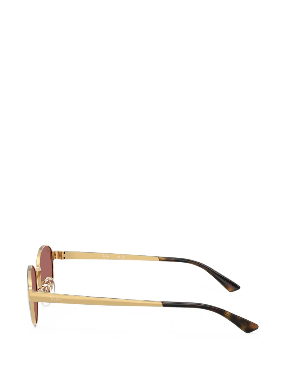 Ray-Ban Arista zonnebril met ovalen montuur Goud
