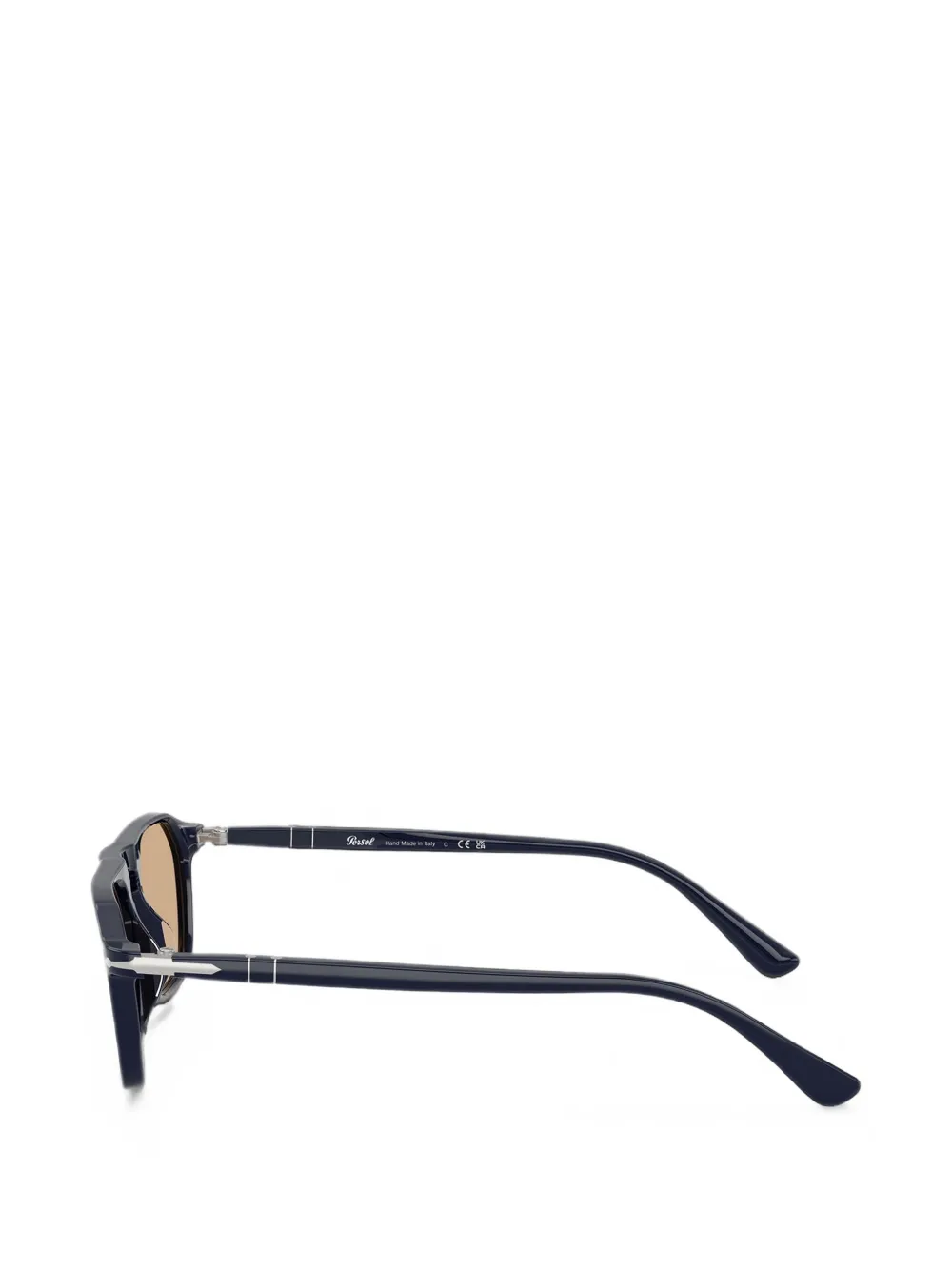 Persol Bril met geometrisch montuur Blauw