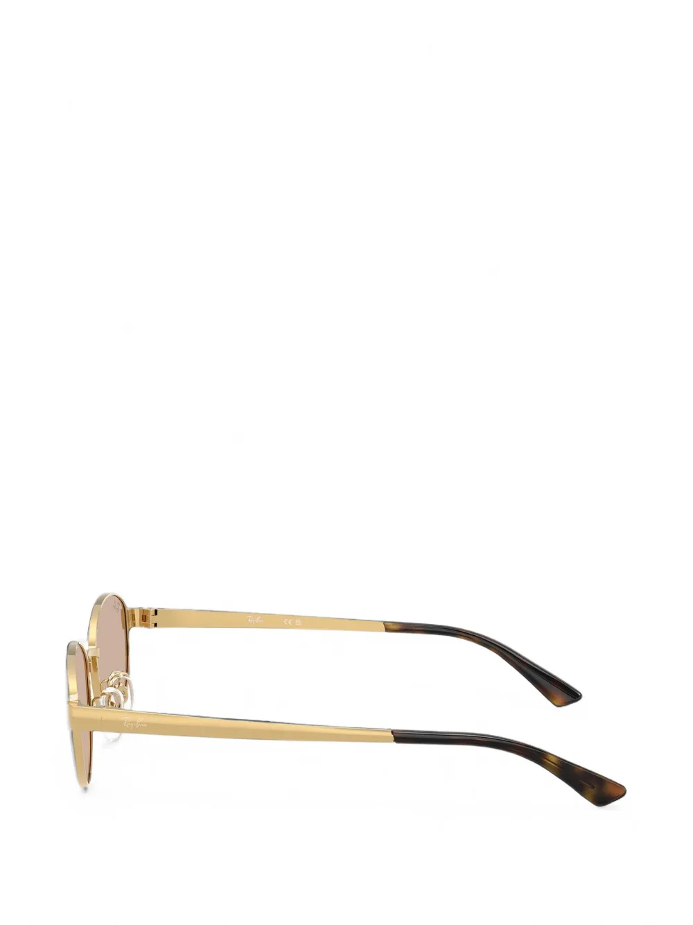 Ray-Ban Zonnebril met ovalen montuur Goud