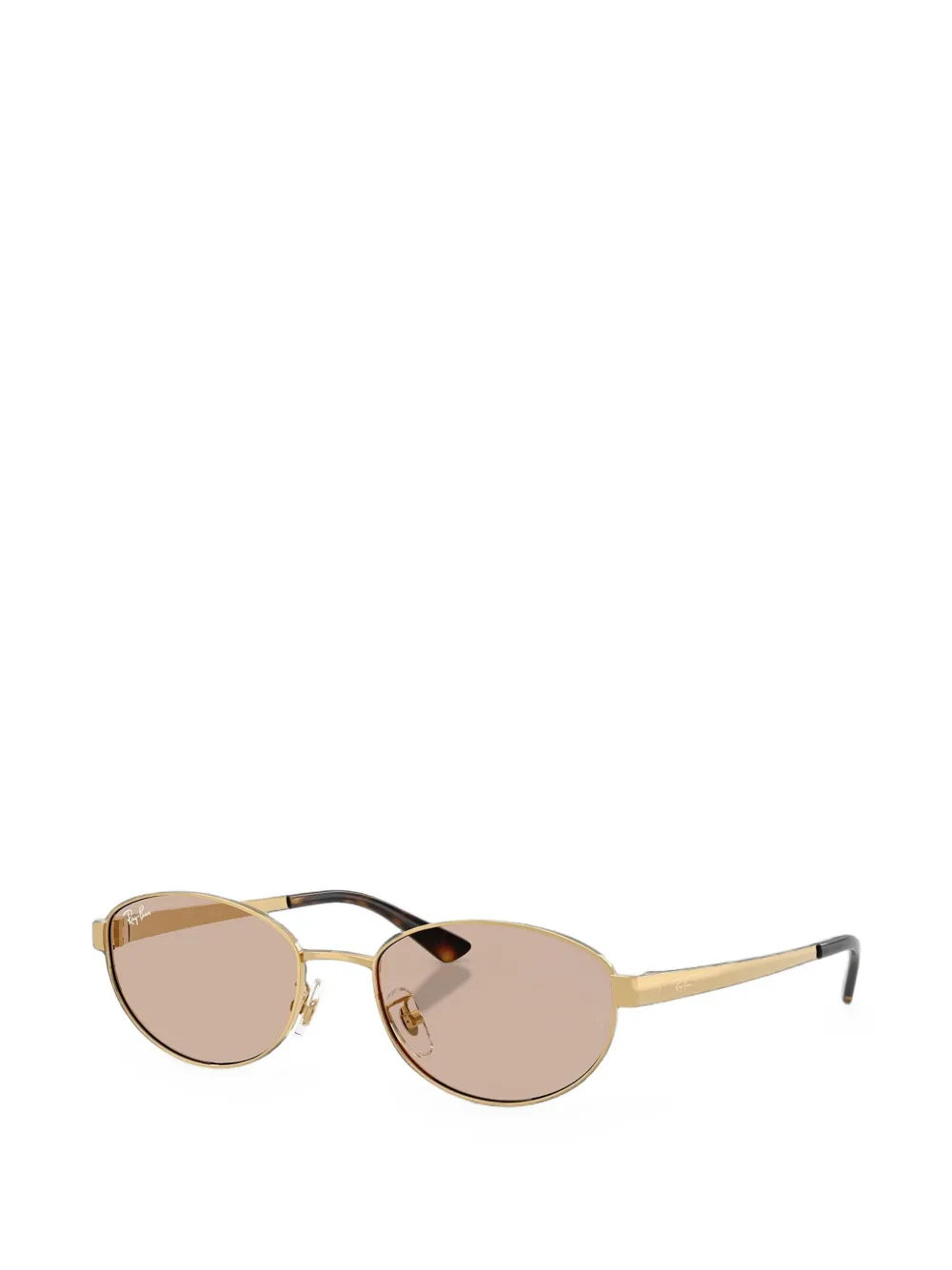 Ray-Ban Zonnebril met ovalen montuur Goud