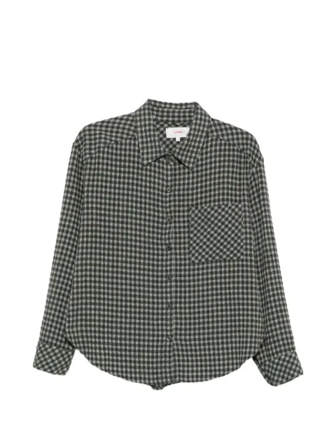 Xirena Jordy gingham-check shirt