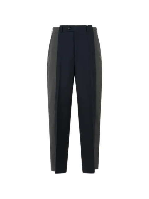 Maison Margiela two-tone wool trousers