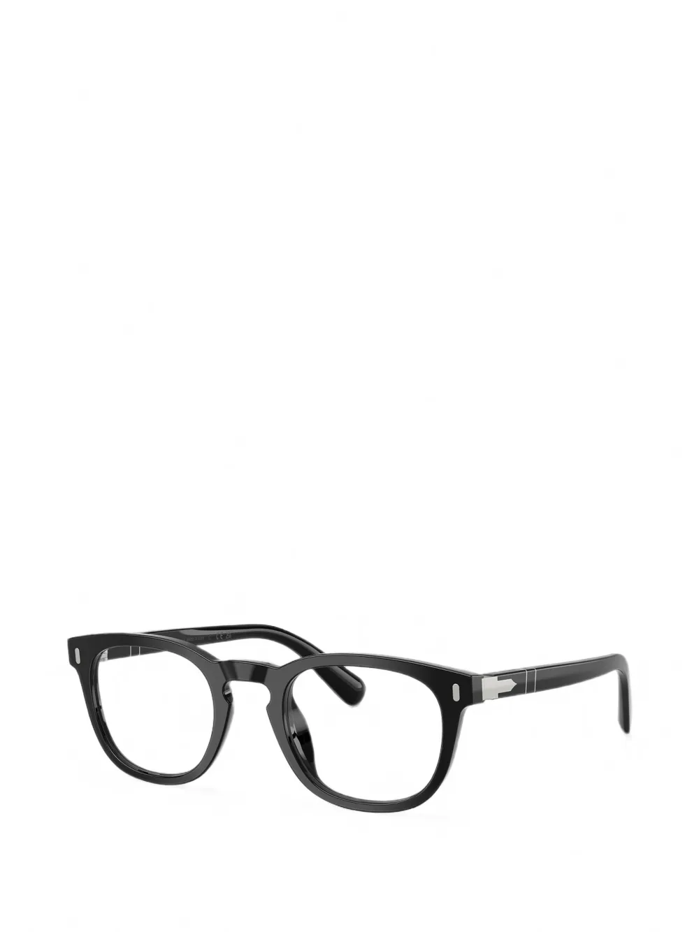 Persol Gianni bril met rond montuur Zwart