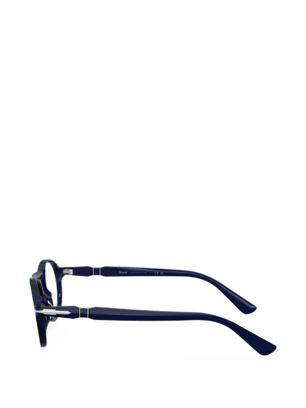 Persol Alba bril met rond montuur Blauw