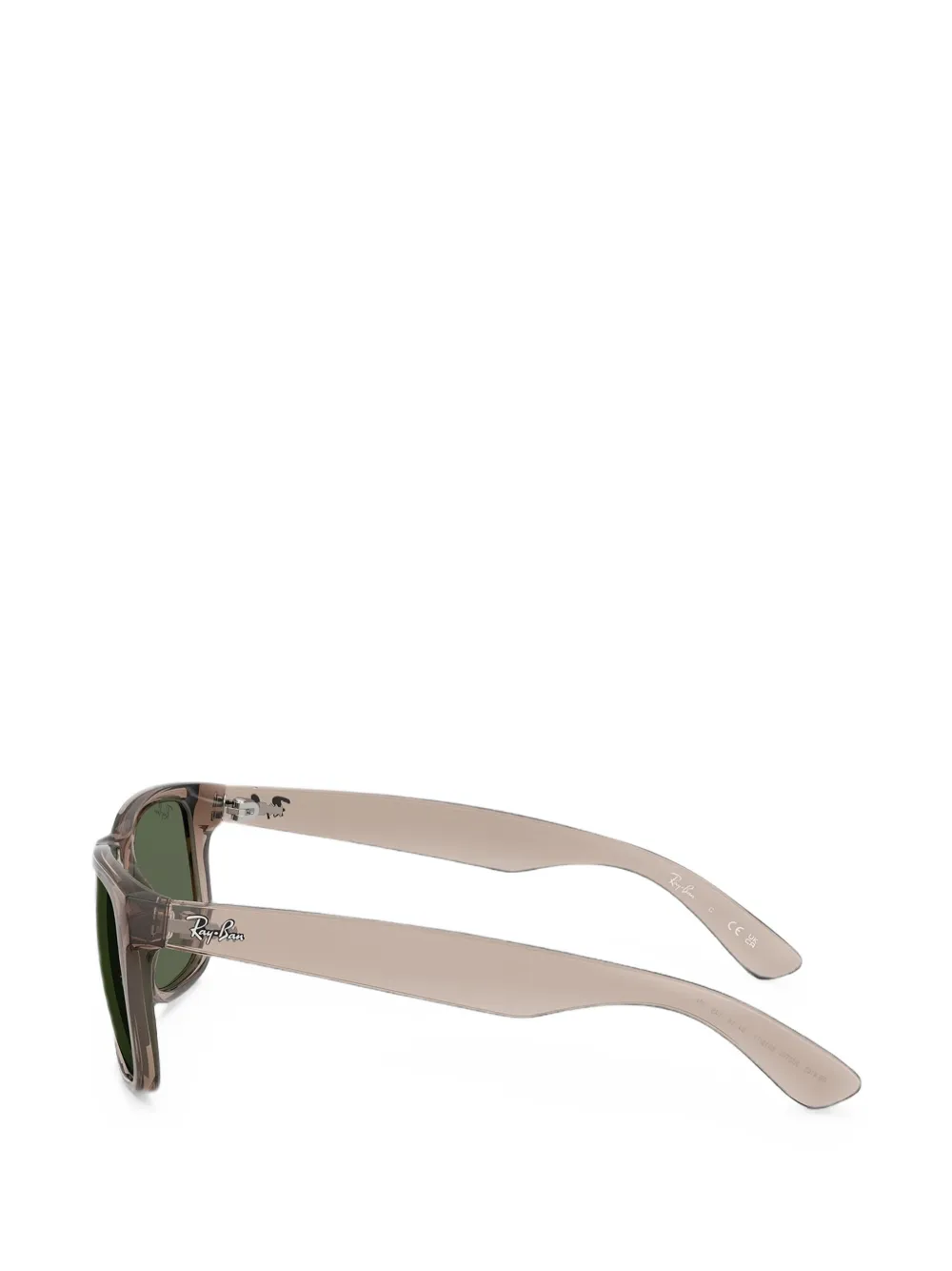 Ray-Ban Justin zonnebril met vierkant montuur Bruin