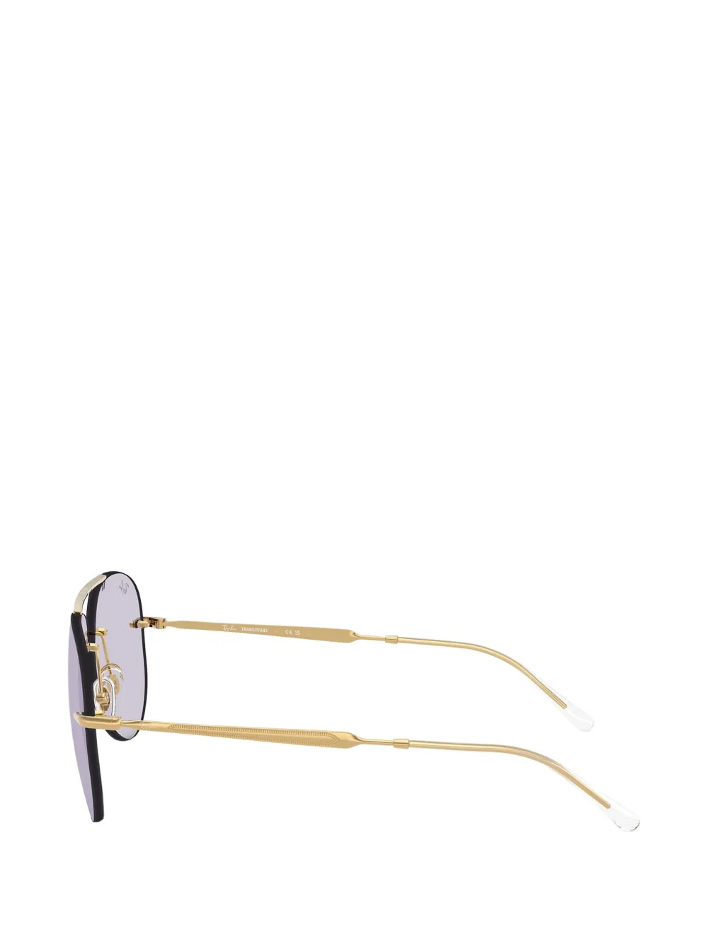 Ray-Ban Zonnebril met piloten montuur Goud
