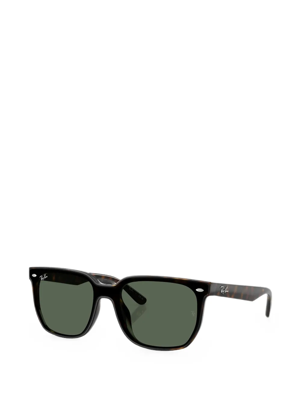 Ray-Ban RB4466 zonnebril met vierkant montuur Bruin