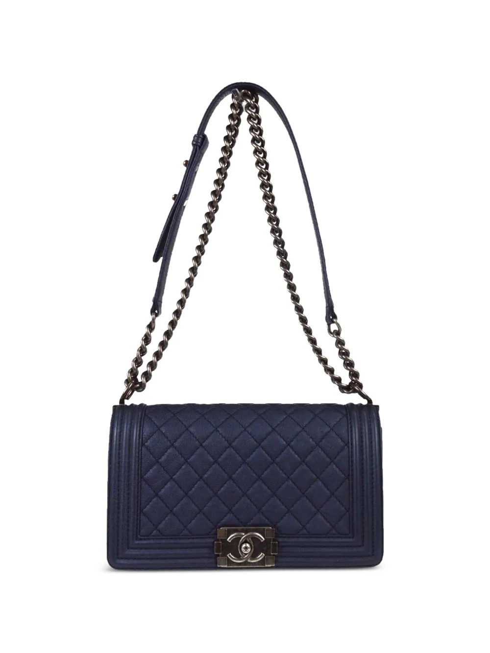 CHANEL Pre-Owned medium Boy Chanel shoulder bag - Blu