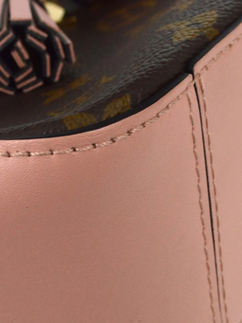 Louis Vuitton Pre-Owned 2018 Saintonge schoudertas met monogram Bruin