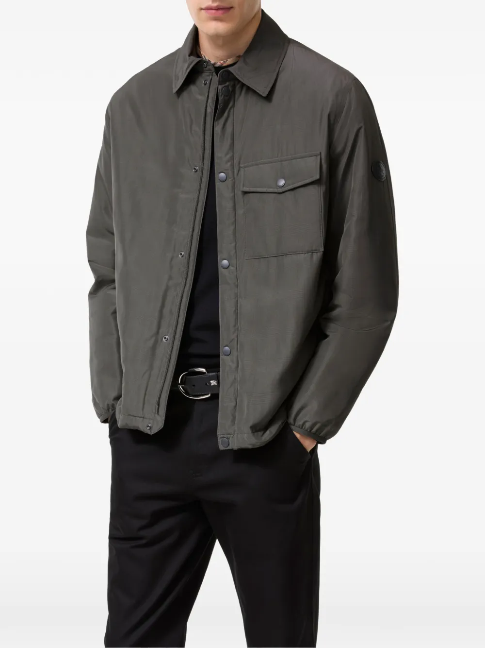 Burberry Check Dalewood shirtjack Grijs