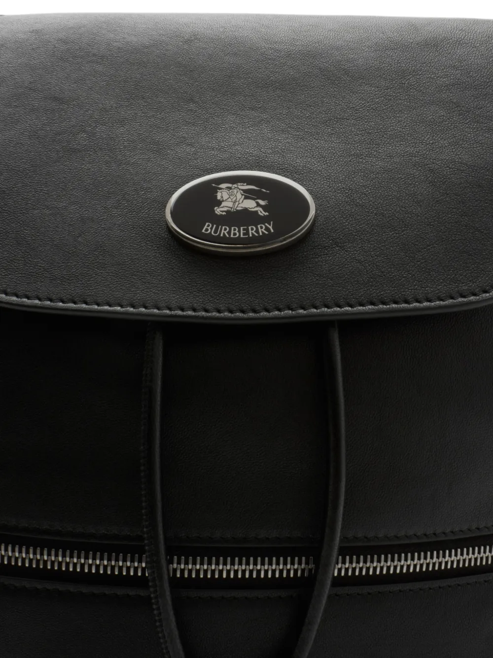 Burberry Rugzak met trekkoord en Knight-stempel Zwart