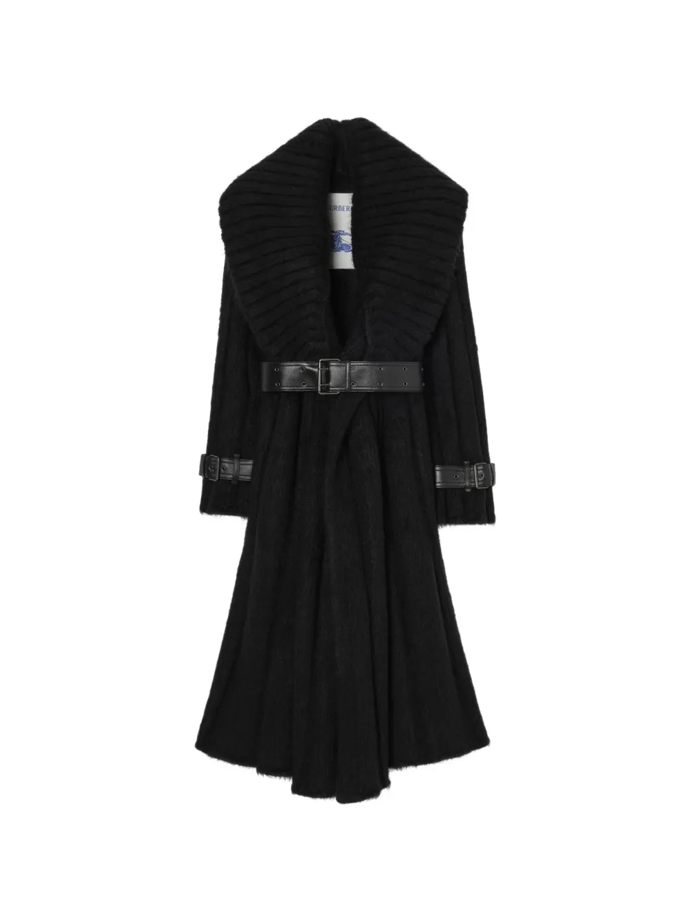 Burberry wool mohair silk coat - Black