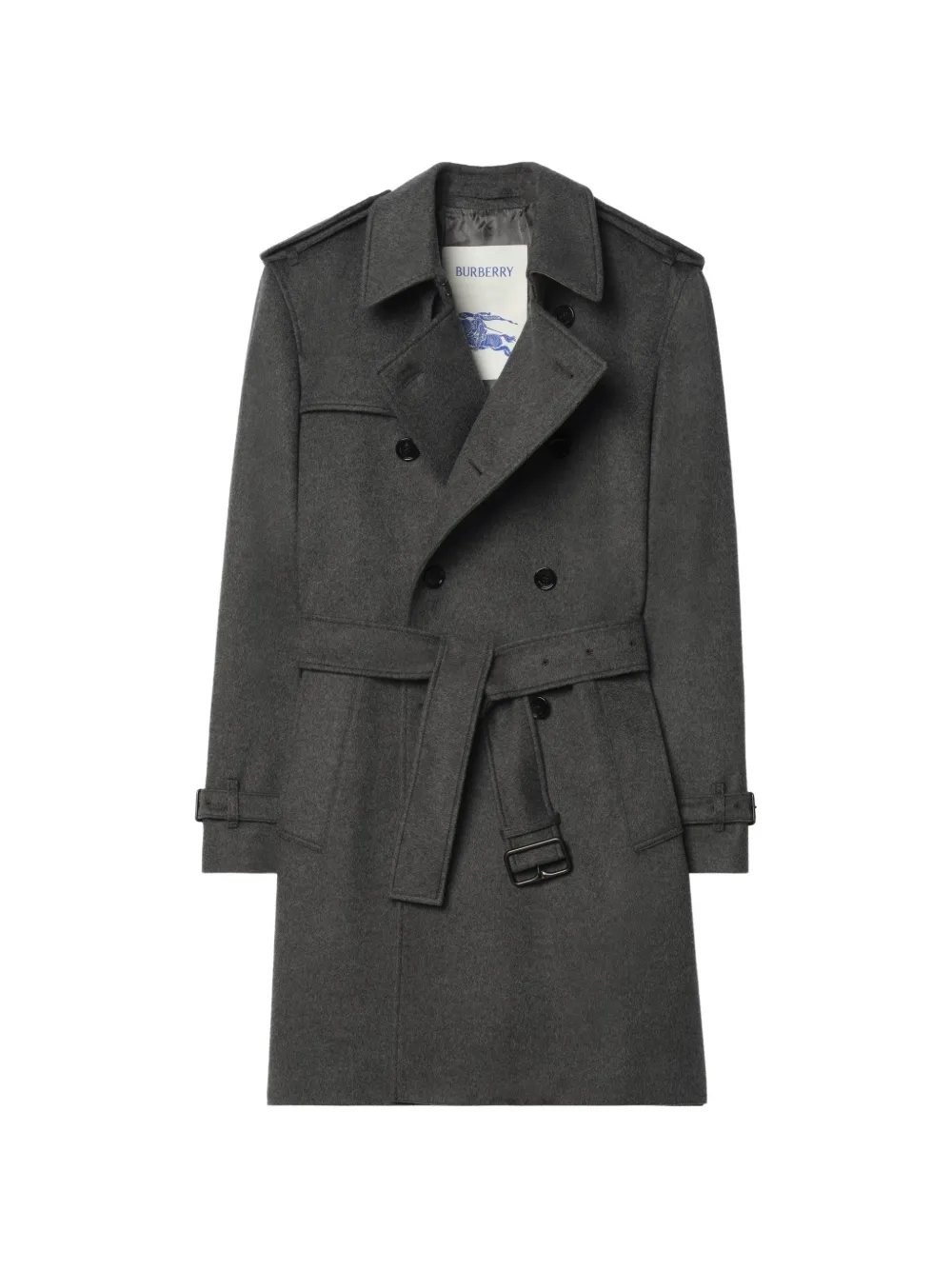 Burberry mid-length cashmere Hastings trench coat