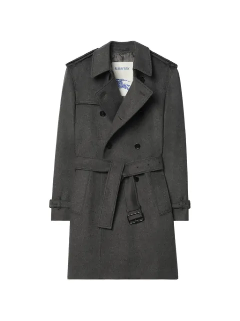 Burberry mid-length cashmere Hastings trench coat