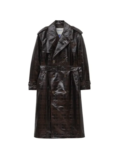 Burberry Trench coat Check Hoxton longo